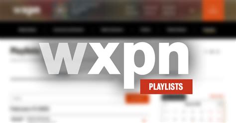 wxpn playlist|Home